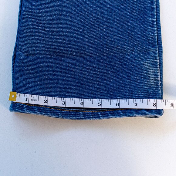 Levis 517 Bootcut Jeans 34 x 29 Cowboy Altered Hemmed - Picture 10 of 16